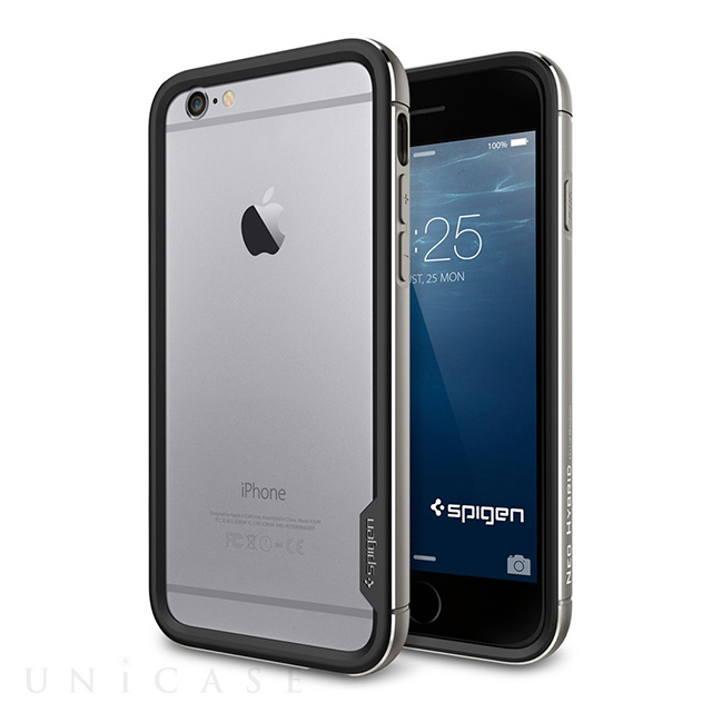 【iPhone6 ケース】Neo Hybrid EX METAL (Space Gray)