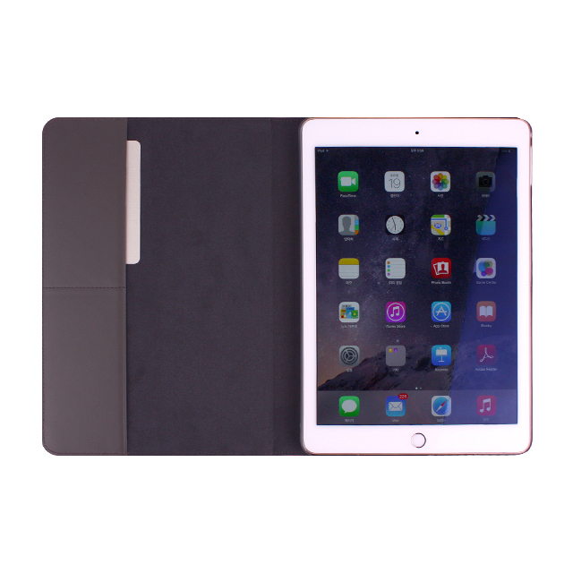 【iPad Air2 ケース】Saffiano Flip Case (ゴールド)goods_nameサブ画像