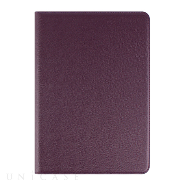 【iPad Air2 ケース】Saffiano Flip Case (パープル)