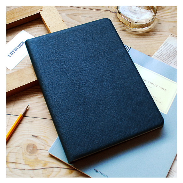 【iPad Air2 ケース】Saffiano Flip Case (クラシックネイビー)goods_nameサブ画像