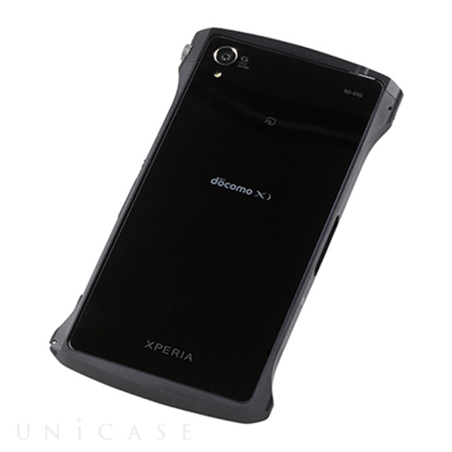 【XPERIA Z3 ケース】CLEAVE Chrono Aluminum Bumper Black