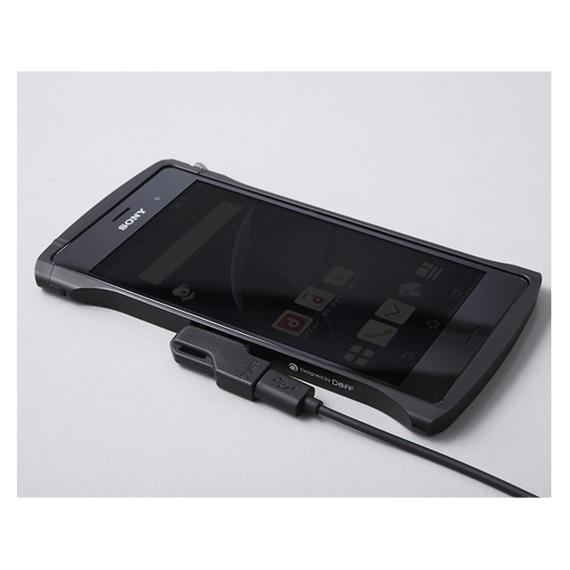 【XPERIA Z3 ケース】CLEAVE Chrono Aluminum Bumper Blackサブ画像