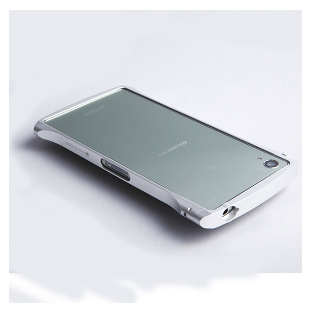 【XPERIA Z3 ケース】CLEAVE Chrono Aluminum Bumper Silverサブ画像