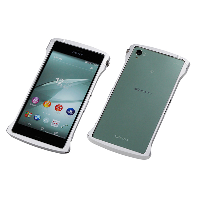 【XPERIA Z3 ケース】CLEAVE Chrono Aluminum Bumper Silvergoods_nameサブ画像