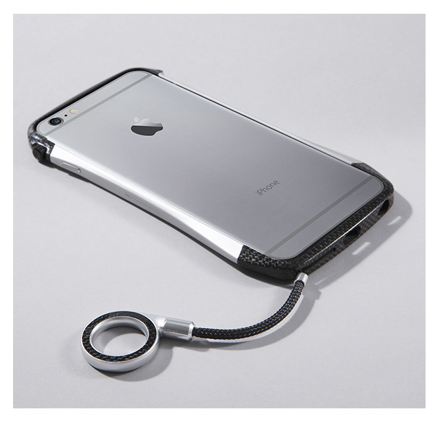 【iPhone6s Plus/6 Plus ケース】CLEAVE Hybrid Bumper (Carbon＆Silver)サブ画像