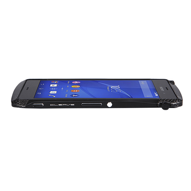 【XPERIA Z3 ケース】CLEAVE Hybrid Bumper Carbon＆Blackサブ画像