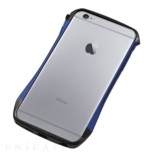 【iPhone6s Plus/6 Plus ケース】CLEAVE Hybrid Bumper (Carbon＆Blue)