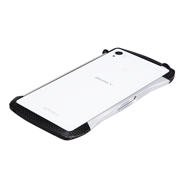 【XPERIA Z3 ケース】CLEAVE Hybrid Bumper Carbon＆Silverサブ画像