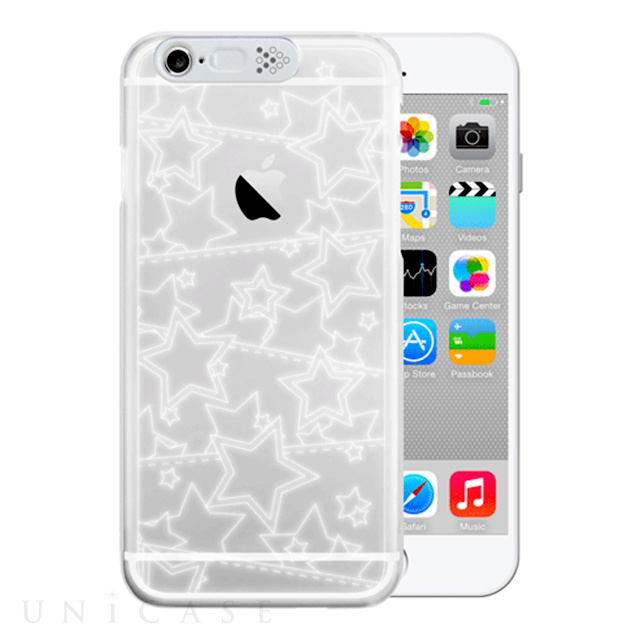 【iPhone6s/6 ケース】i-Clear イルミネーションケース Star White