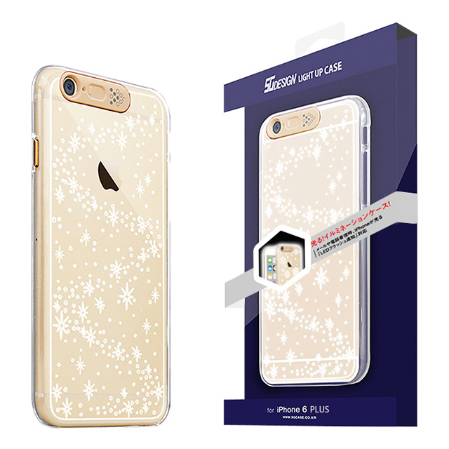 【iPhone6s Plus/6 Plus ケース】i-Clear イルミネーションケース Galaxy Goldgoods_nameサブ画像