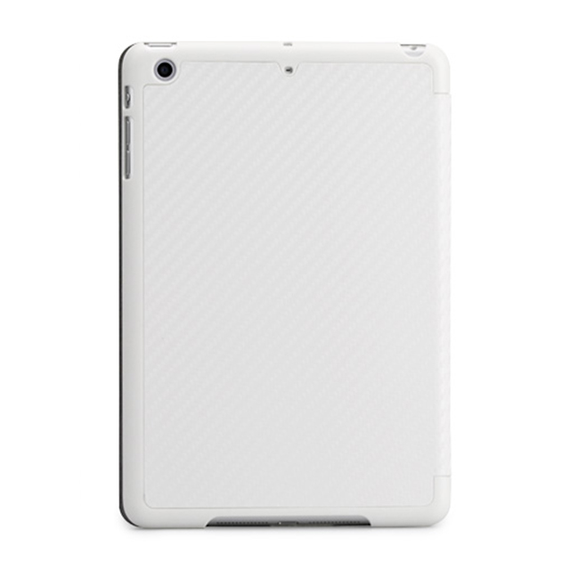 【iPad mini3/2/1 ケース】CarbonLook SHELL with Front cover for iPad mini カーボンホワイトgoods_nameサブ画像