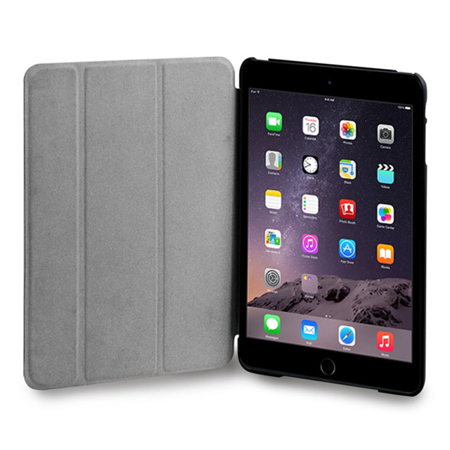 【iPad mini3/2/1 ケース】CarbonLook SHELL with Front cover for iPad mini カーボンホワイトサブ画像