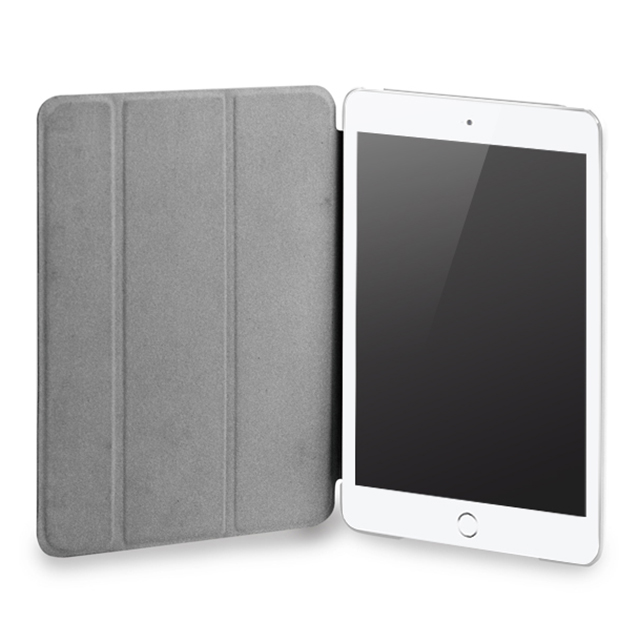 【iPad mini3/2/1 ケース】LeatherLook SHELL with Front cover for iPad mini パウダーブルーサブ画像