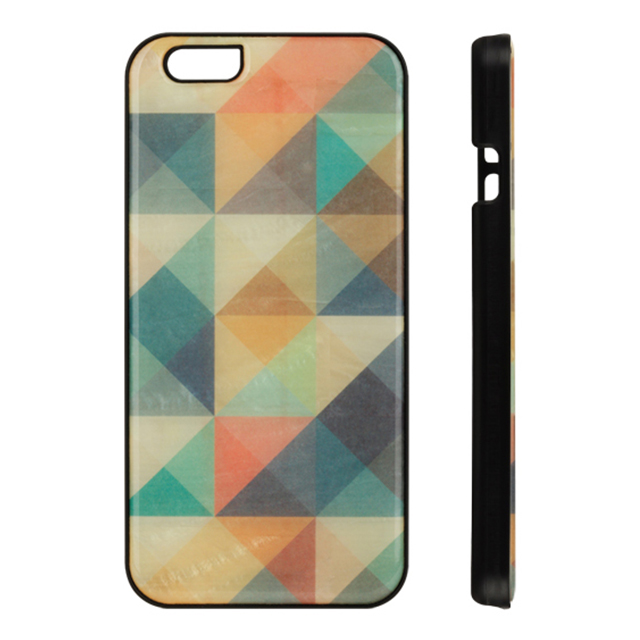 【iPhone6s/6 ケース】天然貝ケース (Mosaic/ブラックフレーム)goods_nameサブ画像