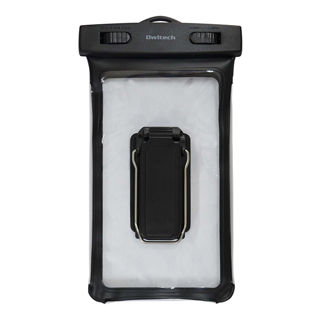 Waterproof iPhone/SmartPhone Case(クリップ＆スタンド付) (ブラック)サブ画像