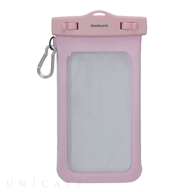 Waterproof iPhone/SmartPhone Case(カラビナ付)  (ピンク)