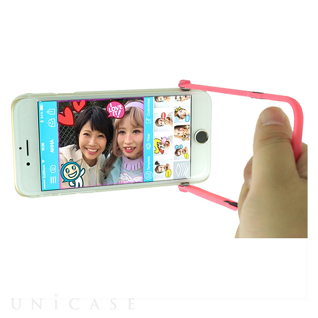 【iPhone6s/6 ケース】Snapshot Case SELFIE Clear / Fuchsiaサブ画像