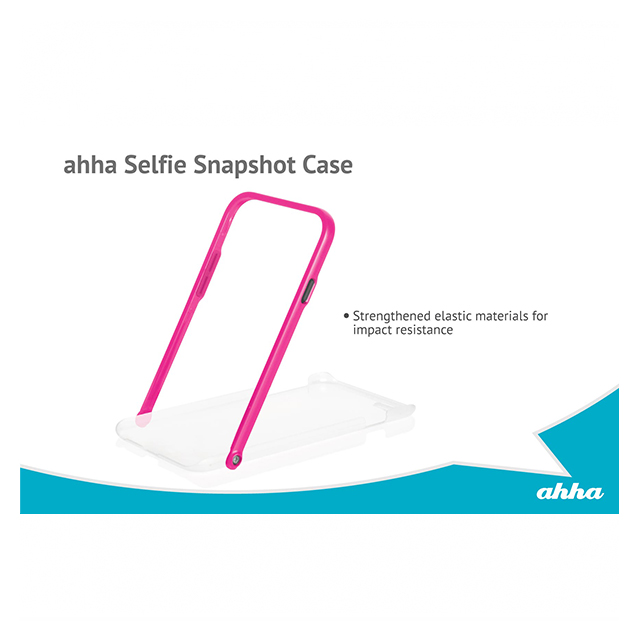 【iPhone6s/6 ケース】Snapshot Case SELFIE Clear / Fuchsiaサブ画像