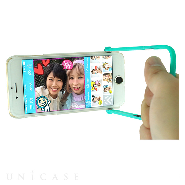 【iPhone6s/6 ケース】Snapshot Case SELFIE Clear / Turquoiseサブ画像