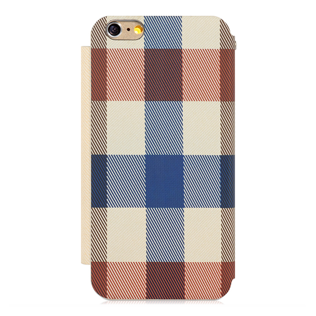 【iPhone6s/6 ケース】Fashion Flip Case CONRAN Creamy Checkergoods_nameサブ画像