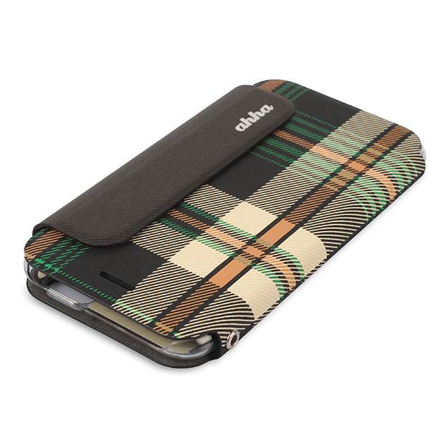 【iPhone6s/6 ケース】Fashion Flip Case CONRAN Green Checkerサブ画像