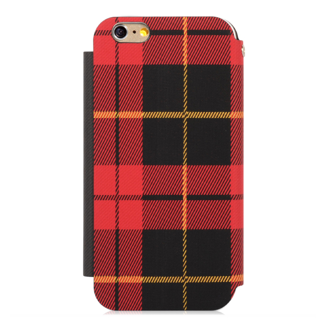 【iPhone6s/6 ケース】Fashion Flip Case CONRAN Red Checkerサブ画像