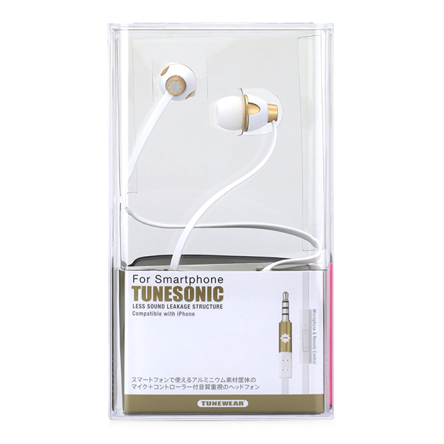 TUNESONIC for スマートフォン ホワイト/ゴールドgoods_nameサブ画像