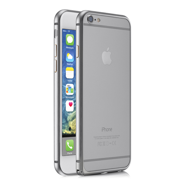 【iPhone6 ケース】Essence Bumper / Silver (Plain)サブ画像