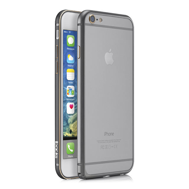 【iPhone6 Plus ケース】Essence Bumper / Space Gray  (with Gold Edge)サブ画像