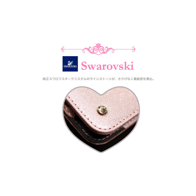 【iPhone6s/6 ケース】Heart Letter Sakura Pink/Goldサブ画像