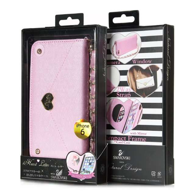 【iPhone6s/6 ケース】Heart Letter Pastel Pink/Pearlgoods_nameサブ画像