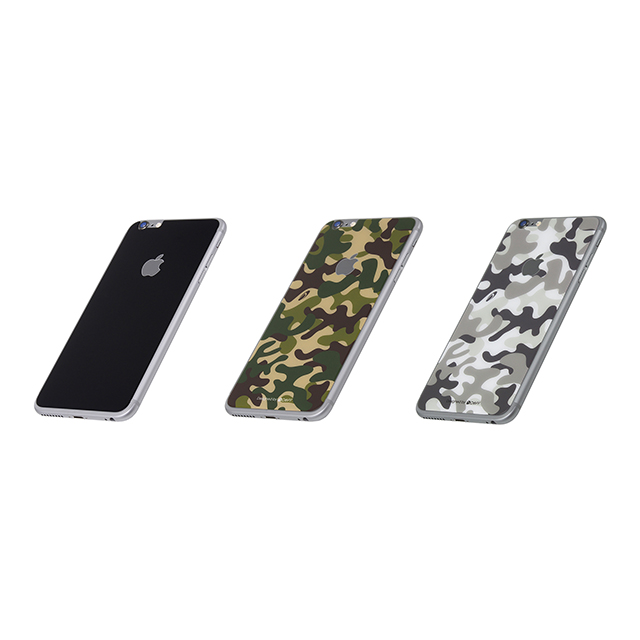 【iPhone6s/6 フィルム】High Grade Glass Screen Protector カモフラージュ Woodland 背面プレートgoods_nameサブ画像