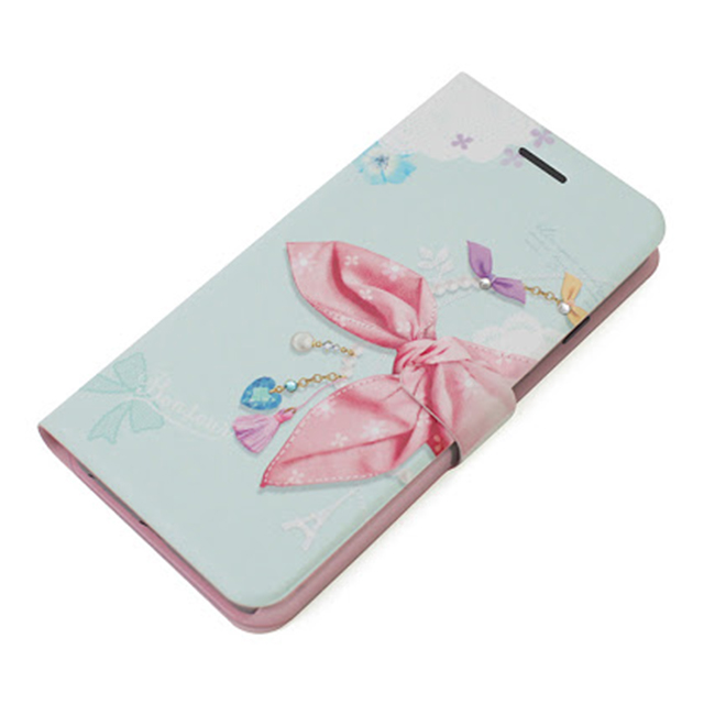 【iPhone6s Plus/6 Plus ケース】Dot Scarf Diary (ピンクスカーフ)goods_nameサブ画像