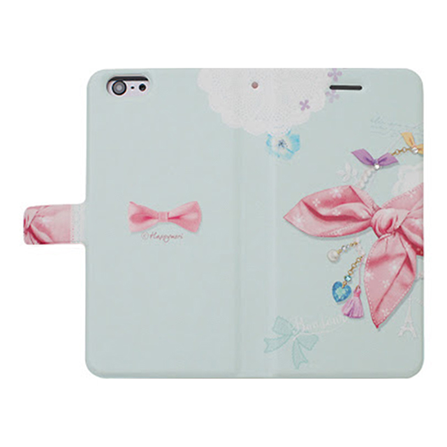 【iPhone6s Plus/6 Plus ケース】Dot Scarf Diary (ピンクスカーフ)サブ画像