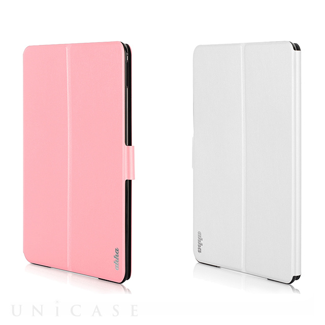 【iPad Air2 ケース】Dual Face Flip Case SYKES BASIC Pale Pink/Sugar White