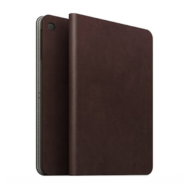 【iPad Air2 ケース】D5 Calf Skin Leather Diary ダークブラウンサブ画像