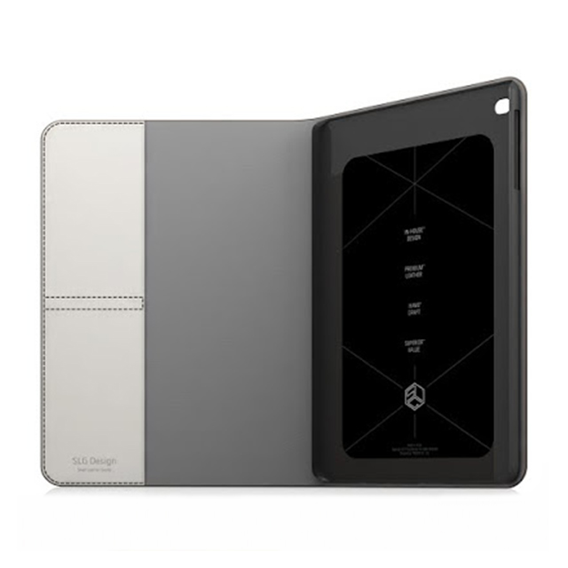 【iPad Air2 ケース】D5 Calf Skin Leather Diary ベージュgoods_nameサブ画像