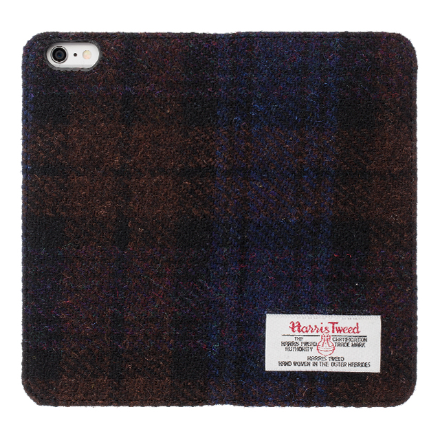 【iPhone6s Plus/6 Plus ケース】ファブリックカバー Harris Tweed (ブラック)サブ画像