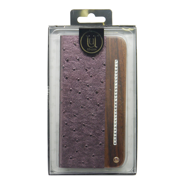 【iPhone6s/6 ケース】Wooden Case with Ostrich design Purplegoods_nameサブ画像