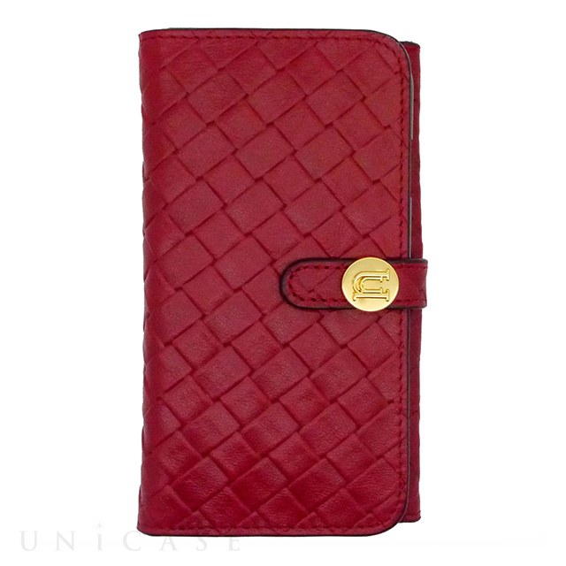 【iPhone6s/6 ケース】Luxe Exotic Female Wallet Weave (Red)