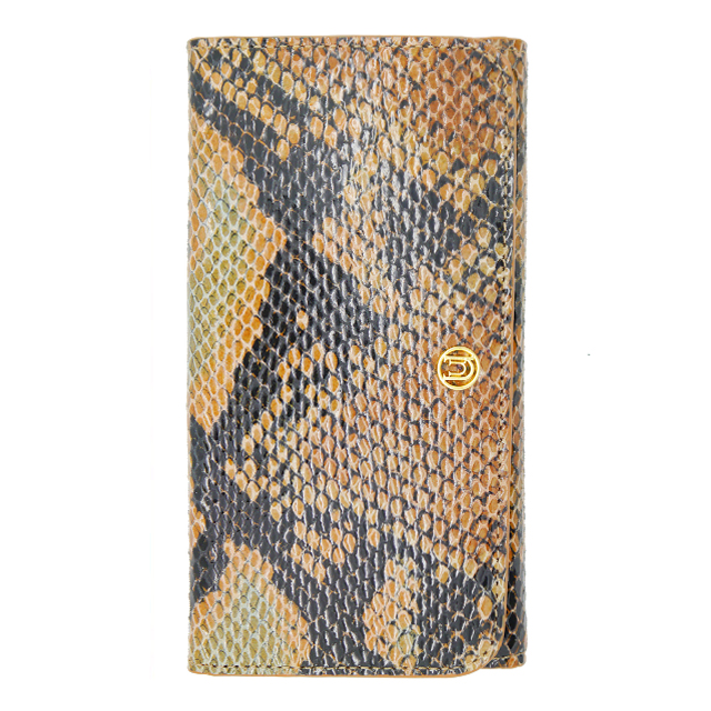 【iPhone6s/6 ケース】Luxe Exotic Female Wallet Snake (Tan)goods_nameサブ画像