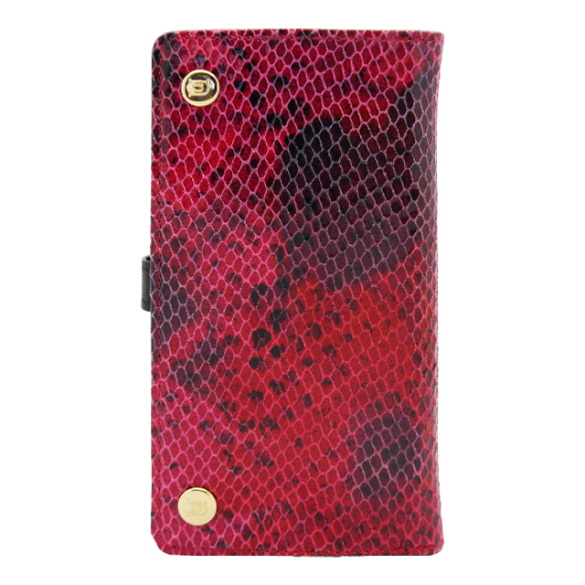 【iPhone6s/6 ケース】Luxe Exotic Slider Leather Wallet Snake (Red)サブ画像