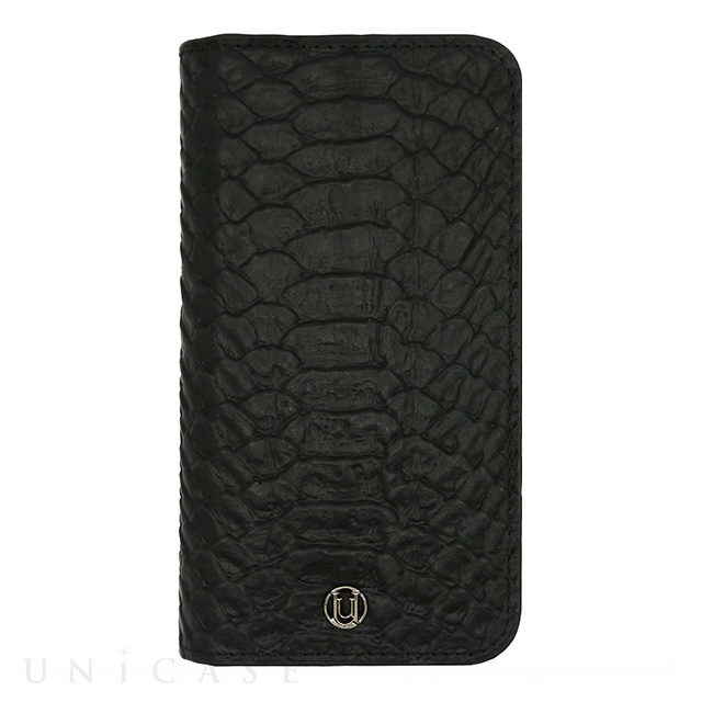 【iPhone6s Plus/6 Plus ケース】Luxe Exotic Croc Folio Wallet- Unisex/Men Black