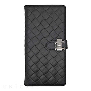 【iPhone6s Plus/6 Plus ケース】Luxe Exotic Slider Leather Wallet (Weave Black)