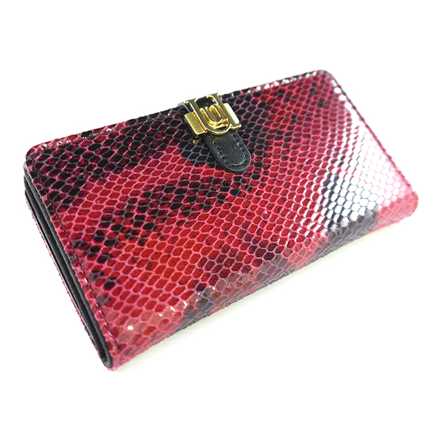 【iPhone6s Plus/6 Plus ケース】Luxe Exotic Slider Leather Wallet (Snake Red)goods_nameサブ画像