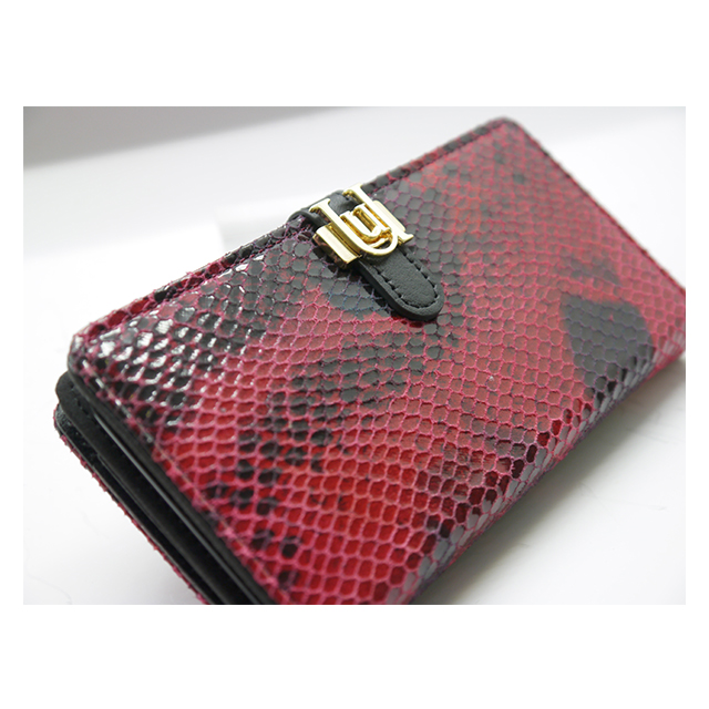 【iPhone6s Plus/6 Plus ケース】Luxe Exotic Slider Leather Wallet (Snake Red)goods_nameサブ画像