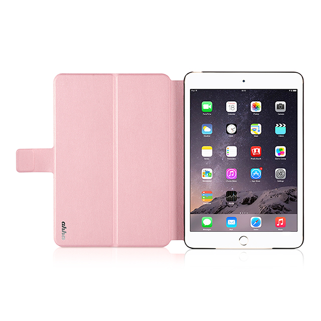 【iPad mini3/2/1 ケース】Dual Face Flip Case SYKES BASIC Pale Pink/Sugar Whiteサブ画像