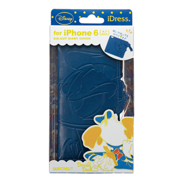 【iPhone6s/6 ケース】ディズニーダイカットダイヤリーカバー (ドナルドダック)goods_nameサブ画像