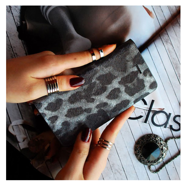 【iPhone6s/6 ケース】Leopard Diary (スノー)goods_nameサブ画像