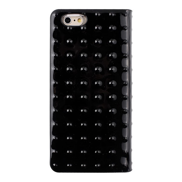 【iPhone6s/6 ケース】Glossy Dot Diary (ブラック)サブ画像